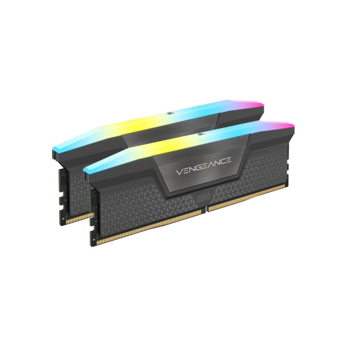 Пам'ять для настільних комп'ютерів Corsair 32 GB (2x16GB) DDR5 6000 MHz Vengeance RGB (CMH32GX5M2B6000C40)
