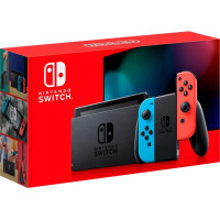 Nintendo Switch with Neon Blue and Neon Red Joy-Con (045496452629)