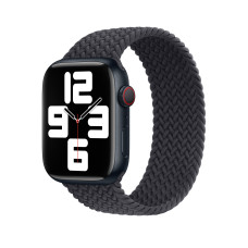 Apple Watch SE 2 GPS 44mm Midnight Aluminum Case w. Midnight Braided Solo Loop (MNLC3 + MPD33)