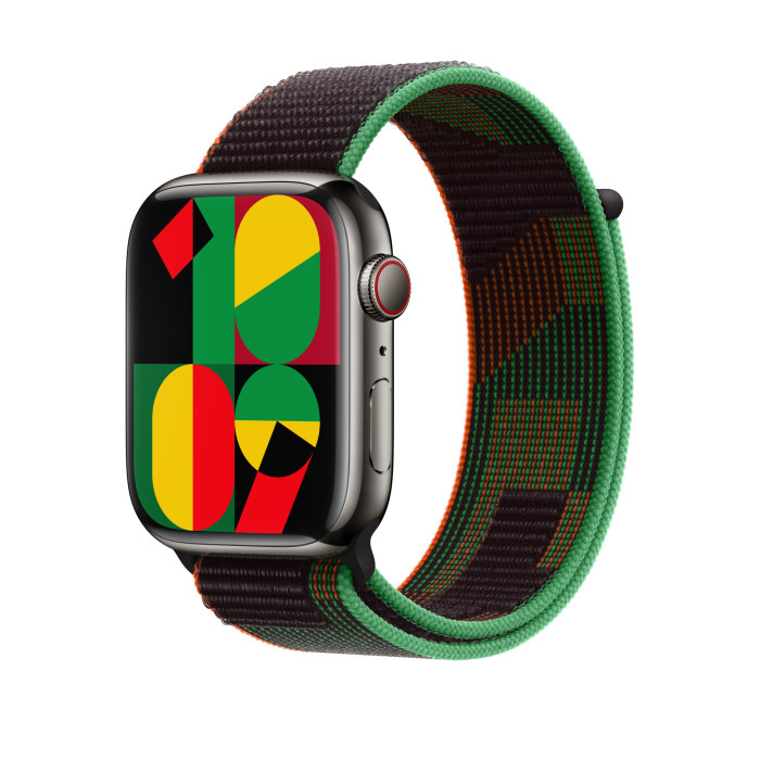 Ремінець Apple Black Unity Sport Loop для Watch 42/44/45/49mm (MQTJ3)