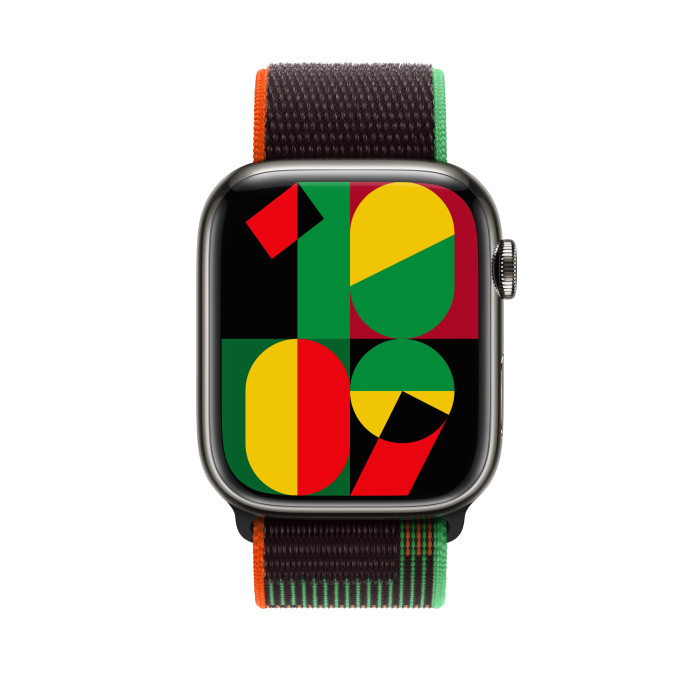 Ремінець Apple Black Unity Sport Loop для Watch 42/44/45/49mm (MQTJ3)