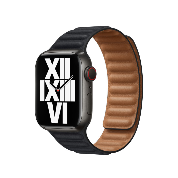 Ремінець Apple Midnight Leather Link S/M (ML7R3) для Watch 40/41mm