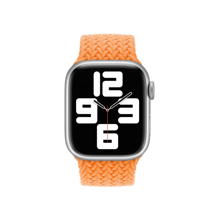 Ремінець Apple Bright Orange Braided Solo Loop - Size 4 для Watch 38/40/41mm (MQXR3)