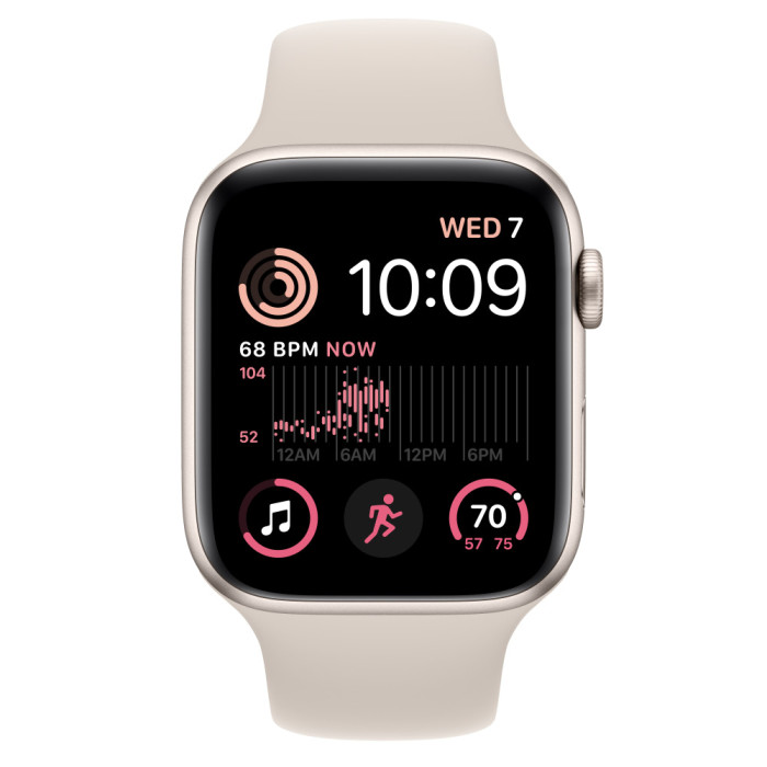 Apple Watch SE 2 GPS + Cellular 44mm Starlight Aluminum Case with Starlight Sport Band (MNPT3) Уценка Open Box