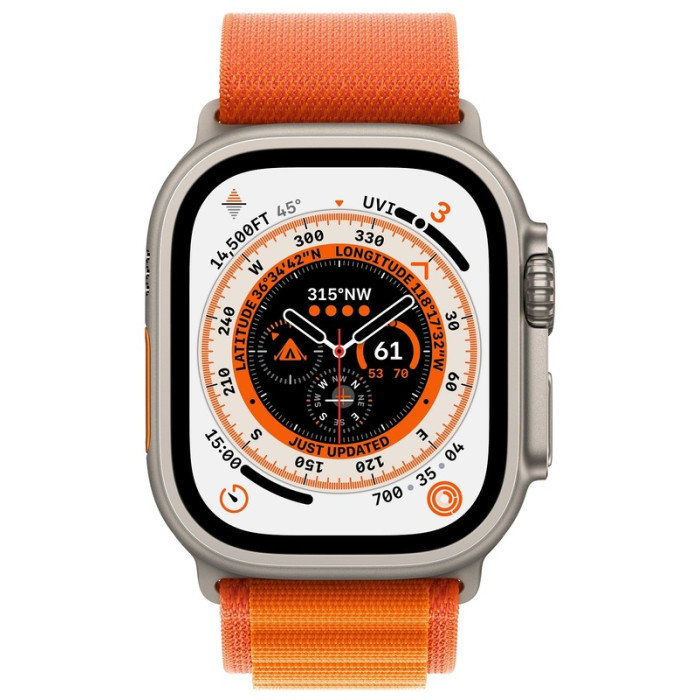 Ремінець Apple Alpine Loop Band Small для Watch 49mm - Orange (MQDY3)