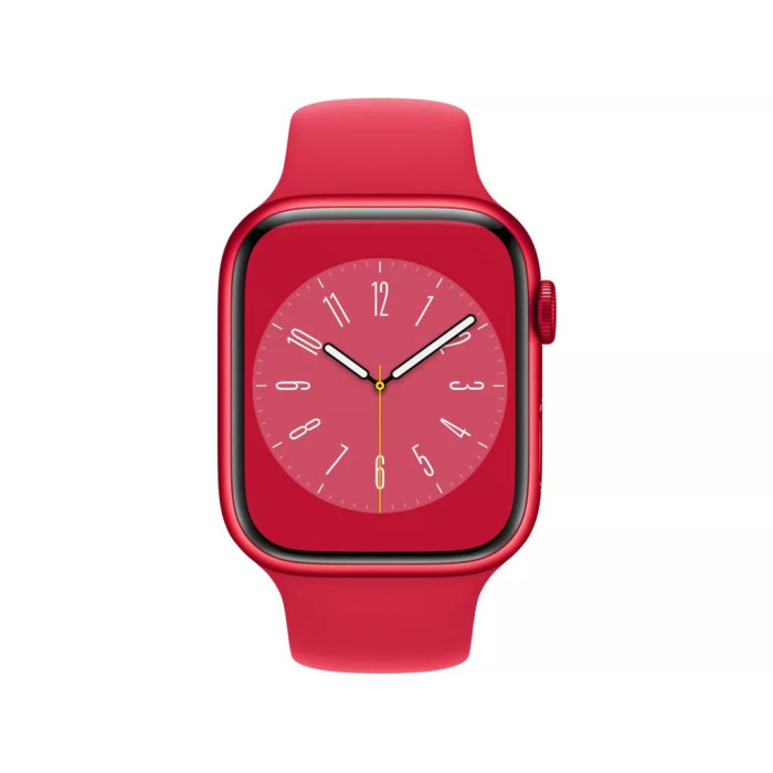 Apple Watch Series 8 GPS 41mm PRODUCT RED Aluminum Case w. PRODUCT RED S. Band (MNP73, MNUG3)