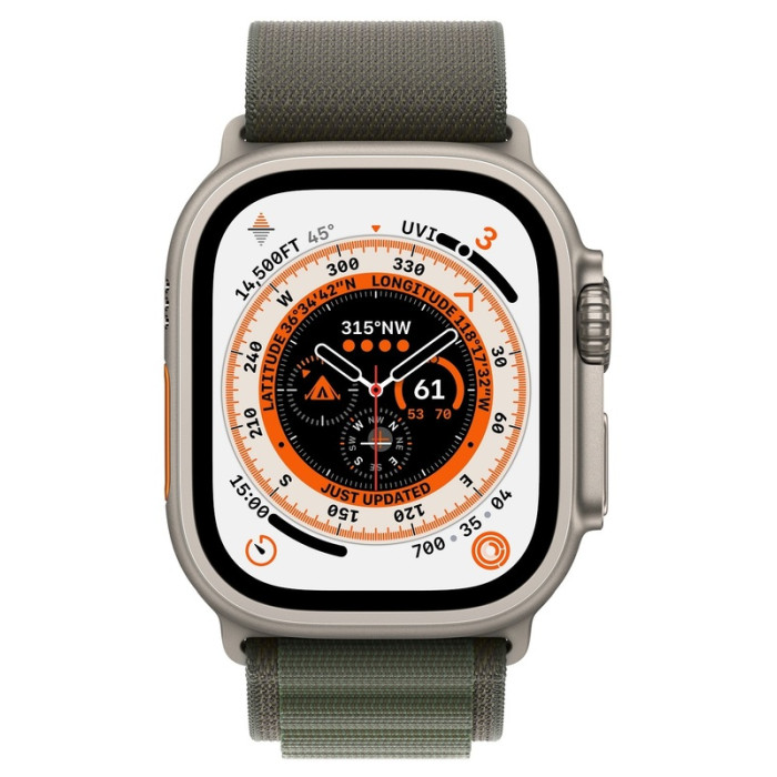 Ремінець Apple Alpine Loop Band Small для Watch 49mm - Green (MQE23)