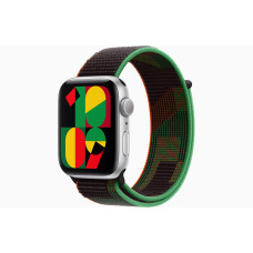 APPLE WATCH SE2 GPS 40MM SILVER ALUMINUM CASE WITH Black Unity Sport Loop (MNJV3 + MQTH3)