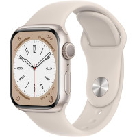 Apple Watch Series 8 GPS + Cellular 41mm Starlight Aluminum Case with Starlight Sport Band (MNJ03/MNHY3)