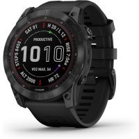 Garmin Fenix 7 Pro Sapphire Solar Carbon G. DLC Tit. with Black Band (010-02777-10/11)