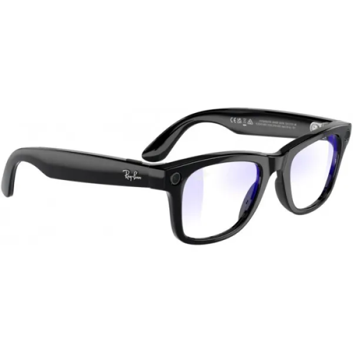 Смарт-окуляри Ray-Ban Смарт-окуляри Meta Wayfarer Shiny Black Frame Clear Lenses (RW4006 601/SB 50-22)
