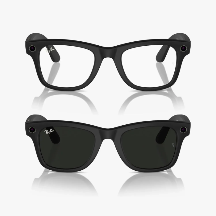 Смарт-окуляри Ray-Ban Смарт-окуляри Meta Wayfarer Standard Matte Black/Clear to G-15 Green Transitions RW4006 601SM1 50-22