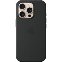 Apple iPhone 16 Pro Silicone Case with MagSafe - Black (MYYJ3)