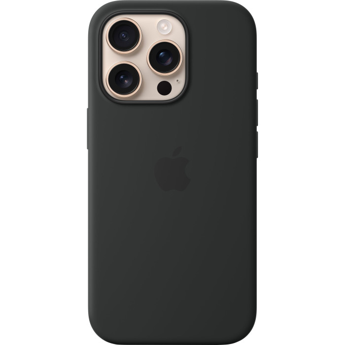 Apple iPhone 16 Pro Silicone Case with MagSafe - Black (MYYJ3)