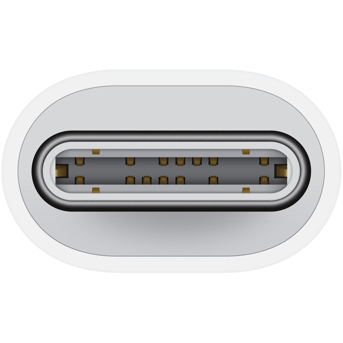 Адаптер USB Type-C Apple USB-C to Lightning Adapter White (MUQX3)