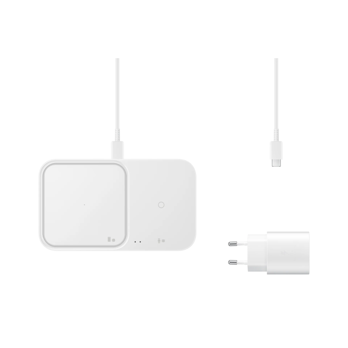 Бездротовий зарядний пристрій Samsung Wireless Charger Duo EP-P5400 w/o TA White (EP-P5400BWEG)