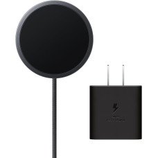 Беспроводное зарядное устройство  Samsung 25W Magnet Wireless Charger + 45W lader (EP-P2900TBEGWW)
