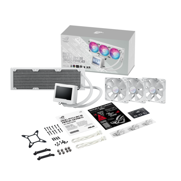 Водяне охолодження ASUS ROG Ryujin III 360 ARGB White Edition (90RC00L2-M0UAY0)