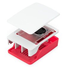 Корпус Raspberry Pi 5 Case Red/White (RSP-CASE5-PI5-WHT) 