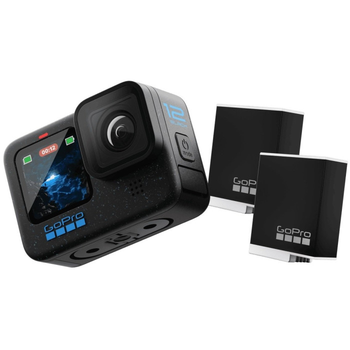 Екшн-камера GoPro HERO 12 Black + Enduro + Head Strap + Handler Floating (CHDRB-121-RW)