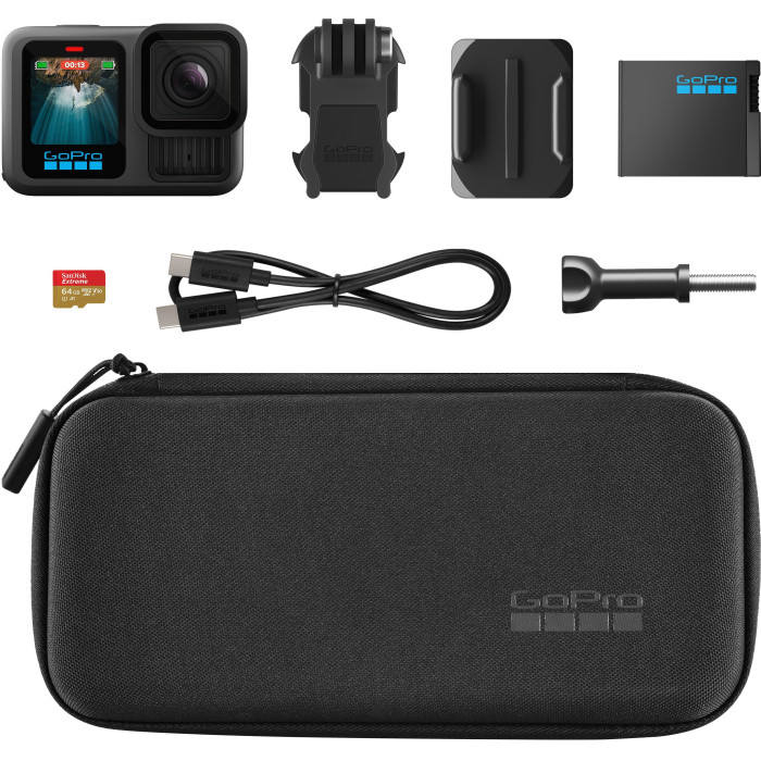 Екшн-камера GoPro HERO13 Black + 64Gb SD card (CHDSB-131-RT)