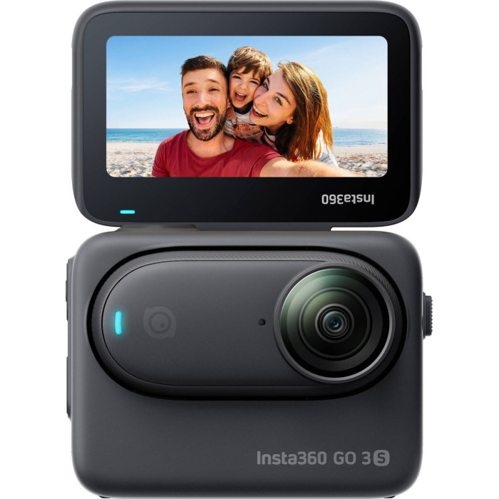 Екшн-камера Insta360 GO 3S 4K Standard Bundle 64GB Black (CINSAATA_GO3S14)