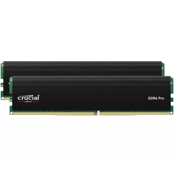 Пам'ять для настільних комп'ютерів Crucial 32 GB (2x16GB) DDR4 3200 MHz Pro (CP2K16G4DFRA32A)