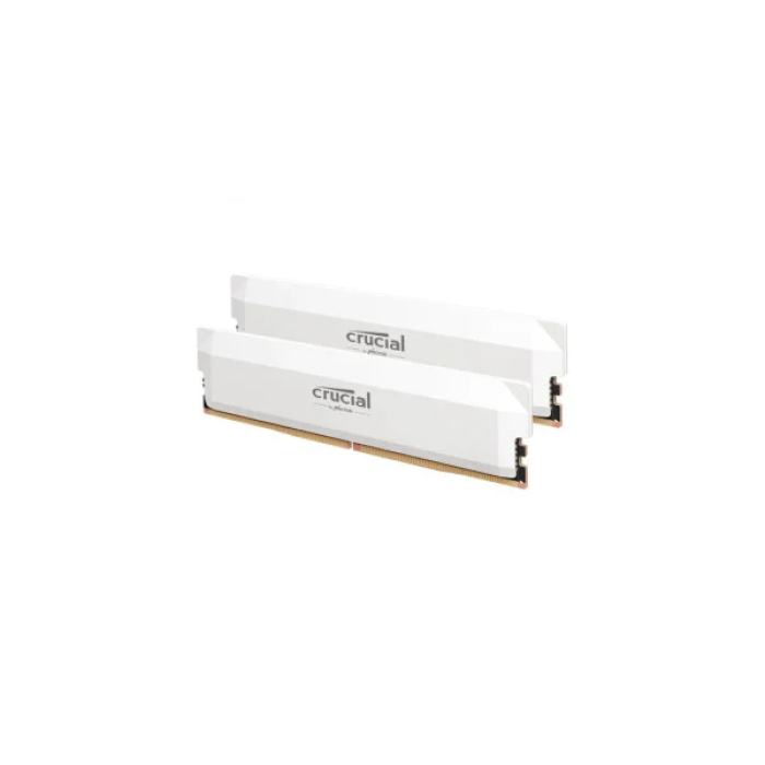 Пам'ять для настільних комп'ютерів Crucial 32 GB (2x16GB) DDR5 6400 MHz Pro White (CP2K16G64C38U5W)