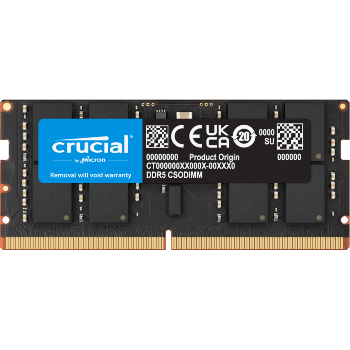 Пам'ять Crucial 16GB DDR5-6400 CSODIMM (CT16G64C52CS5)