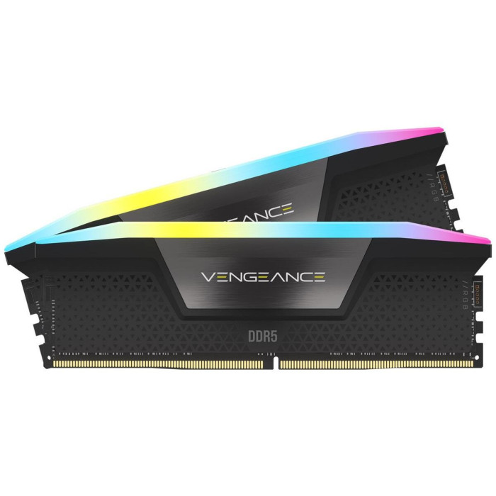 Пам'ять для настільних комп'ютерів Corsair 32 GB (2x16GB) DDR5 6400 MHz Vengeance RGB (CMH32GX5M2B6400C36)