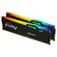 Пам'ять для настільних комп'ютерів Kingston FURY 16 GB (2x8GB) DDR5 5200 MHz Beast RGB (KF552C40BBAK2-16)