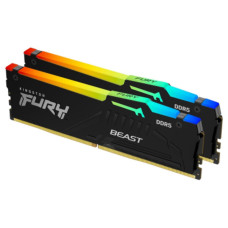 Пам'ять для настільних комп'ютерів Kingston FURY 16 GB (2x8GB) DDR5 5200 MHz Beast RGB (KF552C40BBAK2-16)