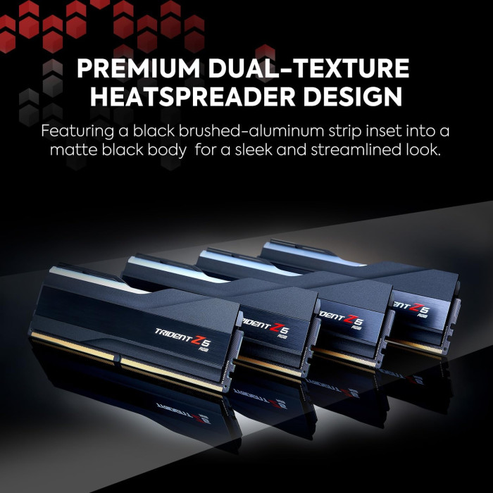 Память для настольных компьютеров G.Skill 32 GB (2x16GB) DDR5 RAM (Intel XMP 3.0 &amp;amp;amp; AMD Expo) 6000 MHz Trident Z5 RGB Matte Black (F5-6000J3636F16GA2-TZ5RK)