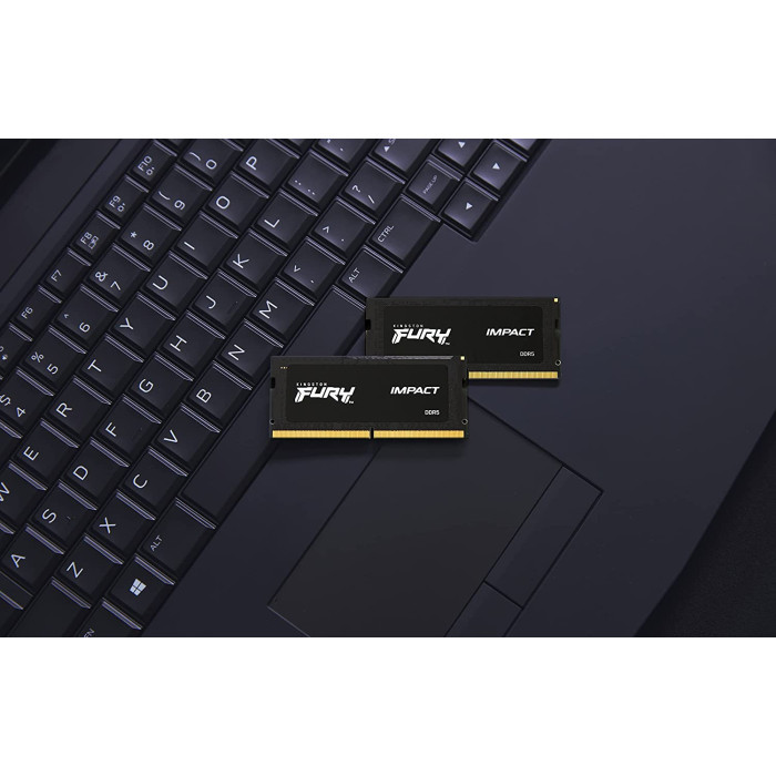 Память для ноутбуков Kingston FURY 32 GB (2x16GB) SO-DIMM DDR5 5600 MHz Impact (KF556S40IBK2-32)