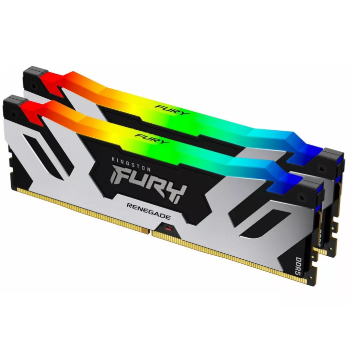 Пам'ять для настільних комп'ютерів Kingston FURY 96 GB (2x48GB) DDR5 6000 MHz Renegade RGB (KF560C32RSAK2-96)