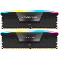 Пам'ять для настільних комп'ютерів Corsair 32 GB (2x16GB) DDR5 6400 MHz Vengeance RGB (CMH32GX5M2B6400C36)