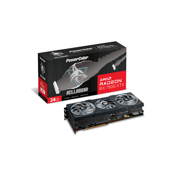 Відеокарта PowerColor Radeon RX 7900 XTX 24GB Hellhound (RX 7900 XTX 24G-L/OC)