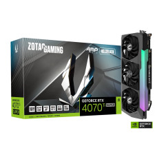 Відеокарта Zotac GAMING GeForce RTX 4070 Ti SUPER AMP HOLO 16GB (ZT-D40730F-10P)
