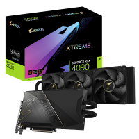 Відеокарта GIGABYTE AORUS GeForce RTX 4090 XTREME WATERFORCE 24G (GV-N4090AORUSX W-24GD)
