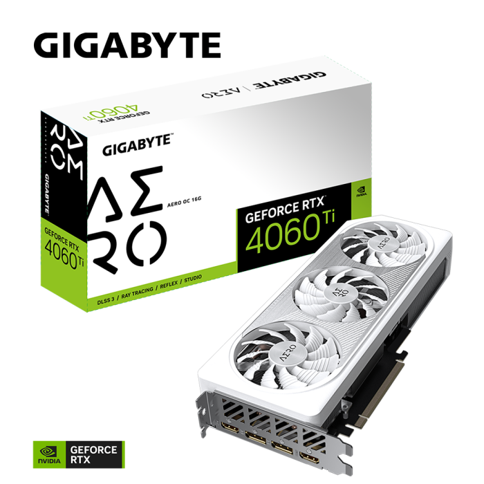 Відеокарта GIGABYTE GeForce RTX 4060 Ti AERO OC 16G (GV-N406TAERO OC-16GD)