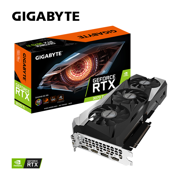 Відеокарта GIGABYTE GeForce RTX 3070 Ti GAMING OC 8G (GV-N307TGAMING OC-8GD)