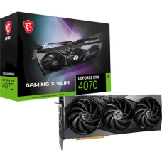 Відеокарта MSI GeForce RTX 4070 GAMING X SLIM 12G