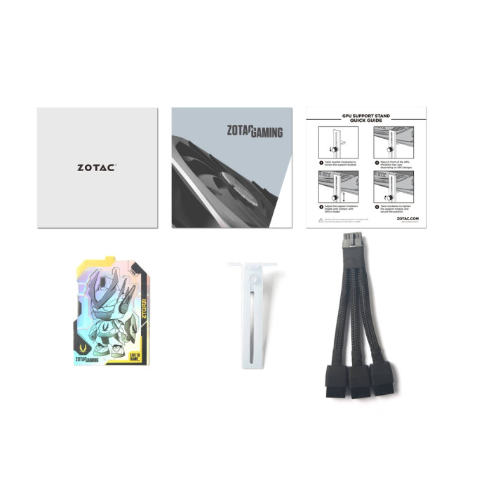 Відеокарта Zotac GAMING GeForce RTX 4070 Ti SUPER Trinity OC White Edition 16GB (ZT-D40730Q-10P)