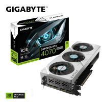 Відеокарта GIGABYTE GeForce RTX 4070 SUPER EAGLE OC ICE 12G (GV-N407SEAGLEOC ICE-12GD)