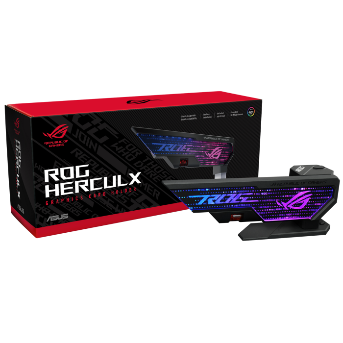 Тримач до відеокарти Asus ROG Herculx XH01 (90DA0020-B09000) Black