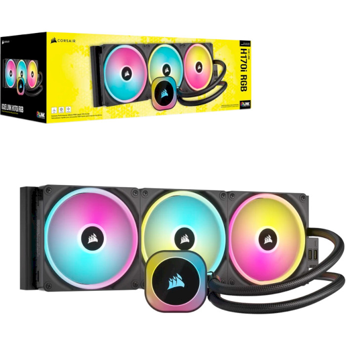 Водяне охолодження Corsair iCUE LINK H170i RGB (CW-9061004-WW)