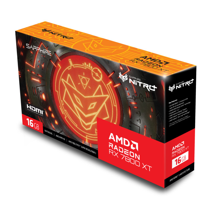 Відеокарта Sapphire Radeon RX 7800 XT 16GB NITRO+ (11330-01)