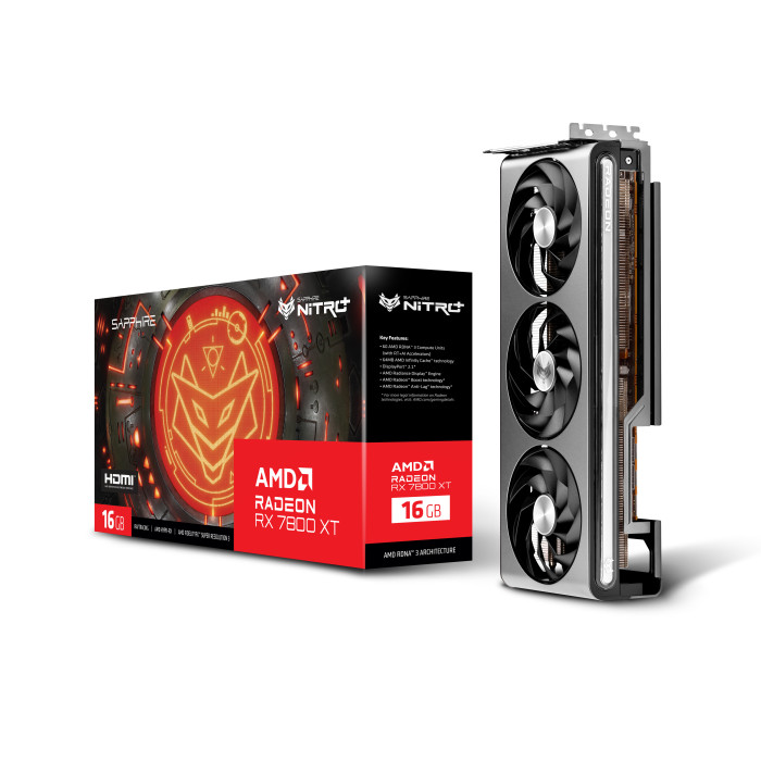 Відеокарта Sapphire Radeon RX 7800 XT 16GB NITRO+ (11330-01)
