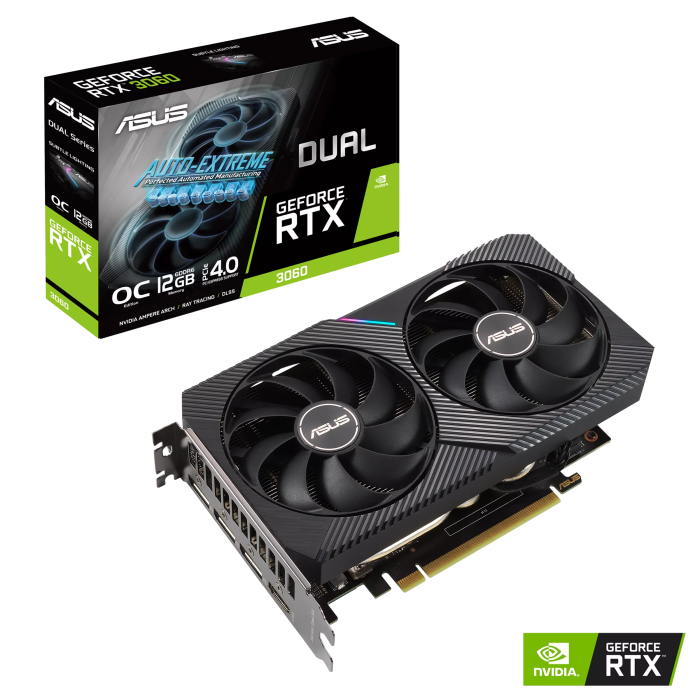 Відеокарта ASUS DUAL-RTX3060-O12G-V2