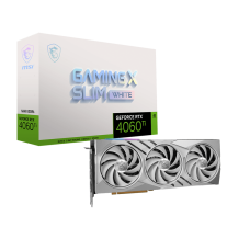 Відеокарта MSI GeForce RTX 4060 Ti GAMING X SLIM WHITE 16G (912-V517-012)